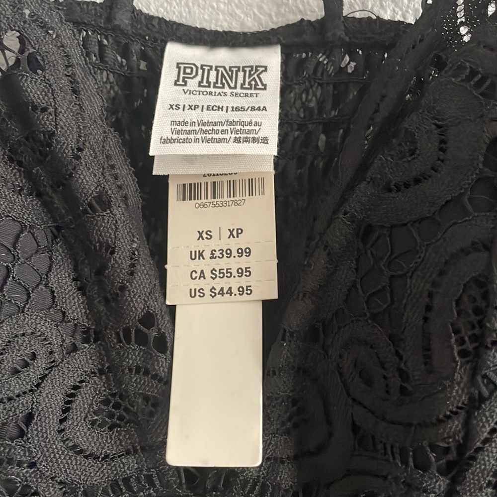 Pink by Victoria’s Secret black mini dress size XS - Picture 5 of 6